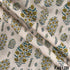 Flower Print Tussar Silk Fabric- F4517